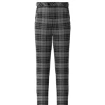 Handmade Grey Watch Tartan Trouser Front