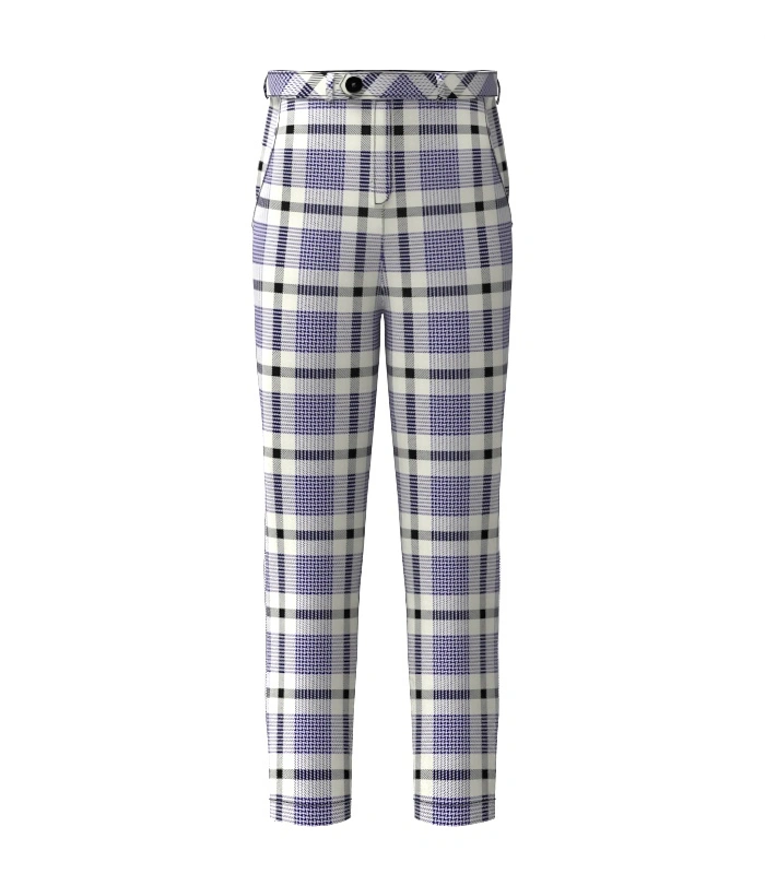 Handmade Hanna Tartan Trouser Front Handmade Hanna Tartan Trouser Front
