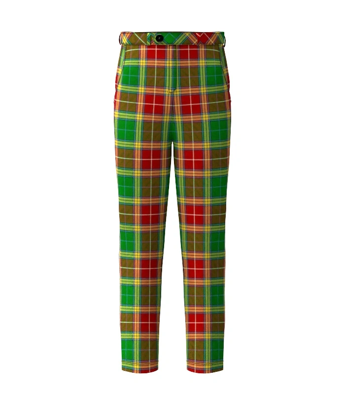 Handmade Harper Tartan Trouser Front Handmade Harper Tartan Trouser Front
