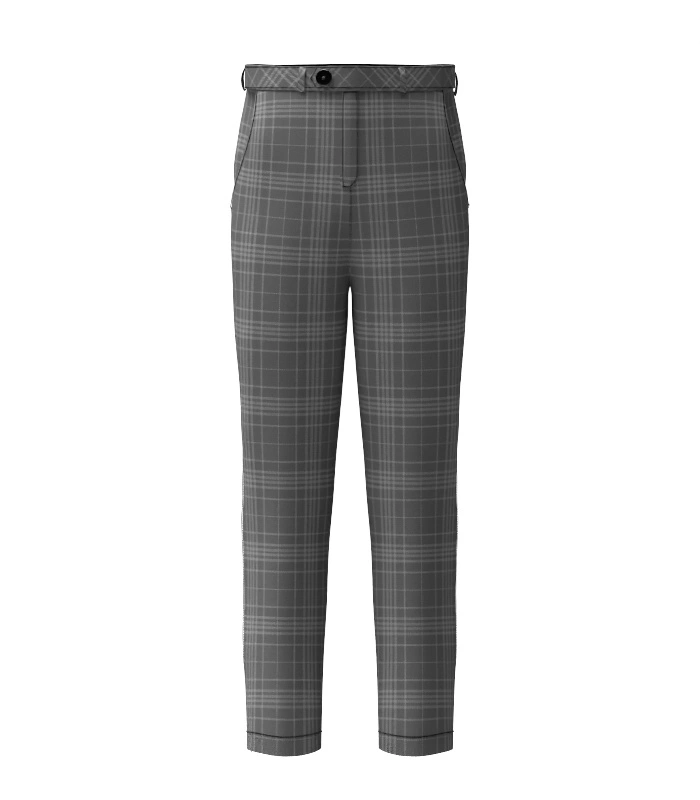 Handmade Hebridean Cairn Tartan Trouser Front Hebridean Cairn Tartan Trouser