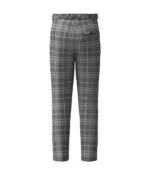 Handmade Hebridean Granite Tartan Trouser Back