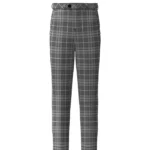 Handmade Hebridean Granite Tartan Trouser Front