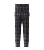 Handmade Hebridean Heather Tartan Trouser Front