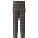 Handmade Highland Granite Tartan Trouser Front