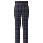 Handmade Highland Mist Tartan Trouser Front