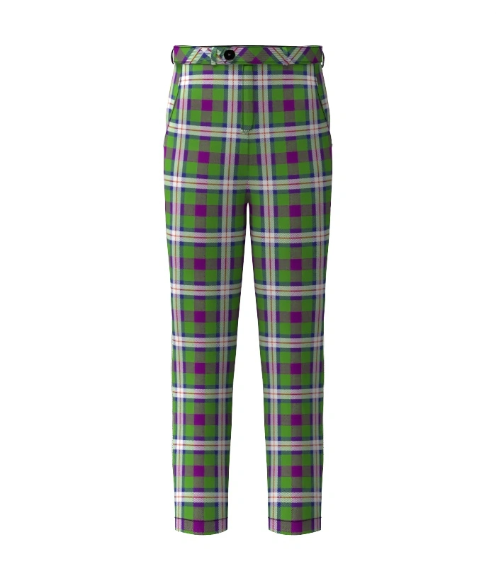 Handmade Hobbs Tartan Trouser Front Handmade Hobbs Tartan Trouser Front