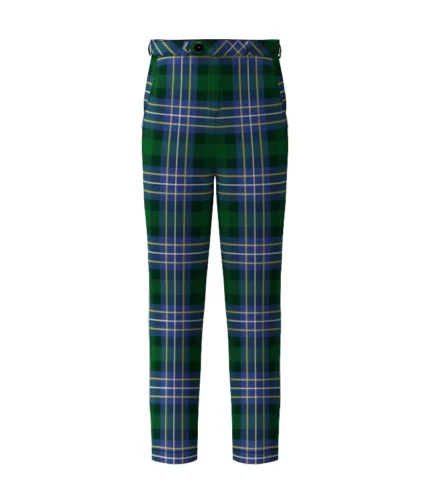 Handmade Hughes Tartan Trouser Front
