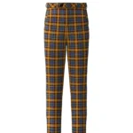 Handmade Isle Of Arran Tartan Trouser Front