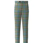 Handmade Isle Of Man Tartan Trouser Front