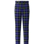 Handmade Italian National Tartan Trouser Front