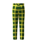 Handmade Jamaican National Tartan Trouser Back