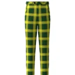 Handmade Jamaican National Tartan Trouser Front
