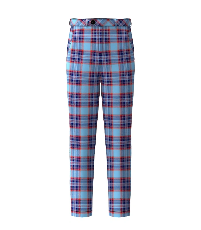 Handmade Kilpatrick School Tartan Trouser Front Handmade Kilpatrick School Tartan Trouser Front