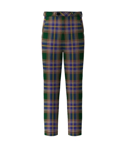 Handmade Knox Tartan Trouser Front