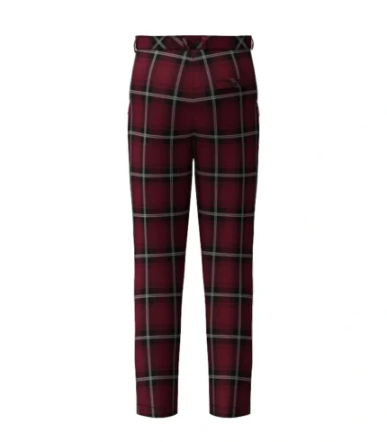 Handmade Llewellen Of Wales Tartan Trouser Back