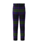 Handmade Lumsden Hunting Tartan Trouser Front