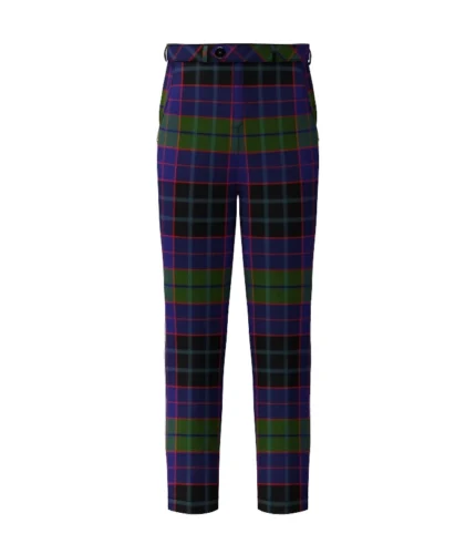 Handmade Lumsden Hunting Tartan Trouser Front