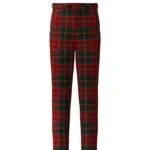 Handmade MacDonald Of Glencoe Tartan Trouser Front
