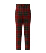 Handmade MacDonald Of Glencoe Tartan Trouser Front