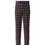 Handmade MacDonell Of Glengarry Tartan Trouser Front