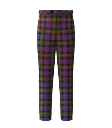 Handmade MacDonell Of Glengarry Tartan Trouser Front
