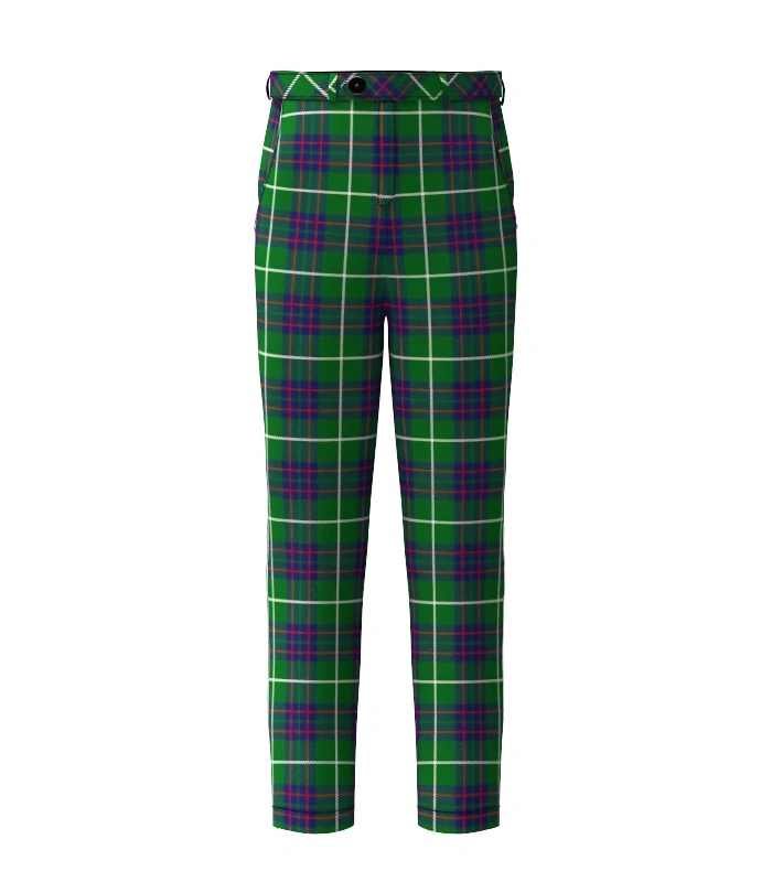 Handmade MacIntyre Hunting Tartan Trouser Front Handmade MacIntyre Hunting Tartan Trouser Front