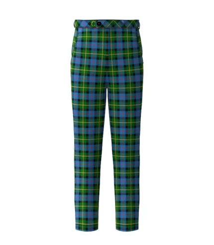Handmade MacLeod Of Skye Tartan Trouser Front