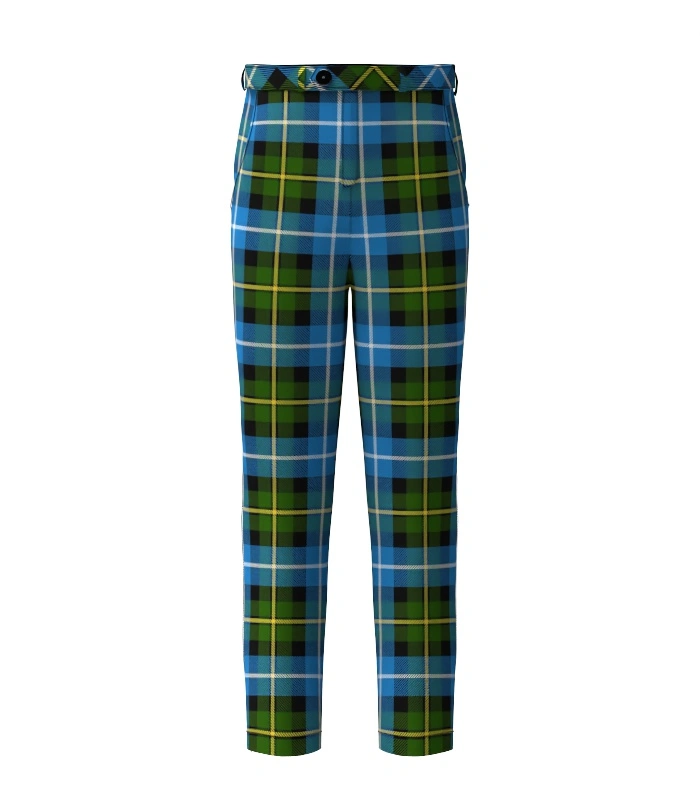 Handmade MacNeil Of Barra Tartan Trouser Front Handmade MacNeil Of Barra Tartan Trouser Front
