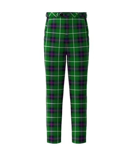 Handmade Macdonald Of The Isles Tartan Trouser Front
