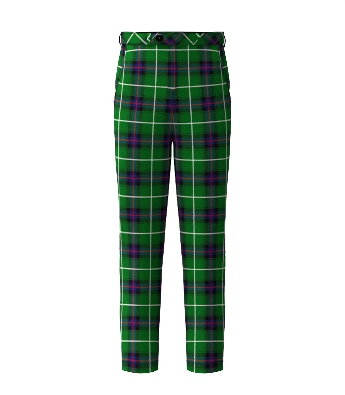 Handmade Macdonald Of The Isles Tartan Trouser Front Handmade Macdonald Of The Isles Tartan Trouser Front