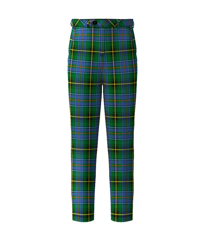 Handmade Macinnes Tartan Trouser Front Handmade Macinnes Tartan Trouser Front