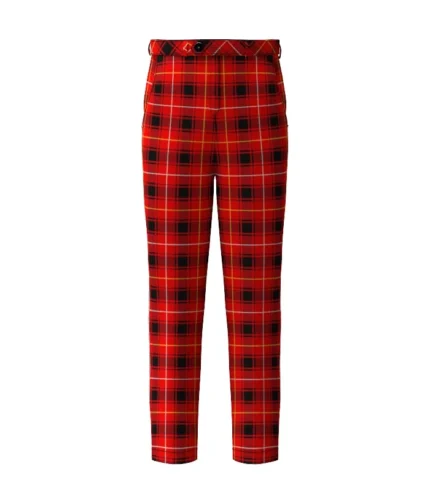 Handmade Maciver Tartan Trouser Front
