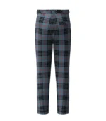 Handmade Mackay Blue Tartan Trouser Back