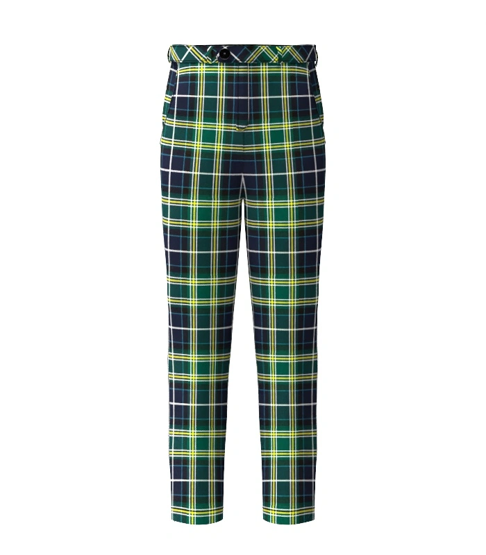 Handmade Mackellar Tartan Trouser Front Handmade Mackellar Tartan Trouser Front