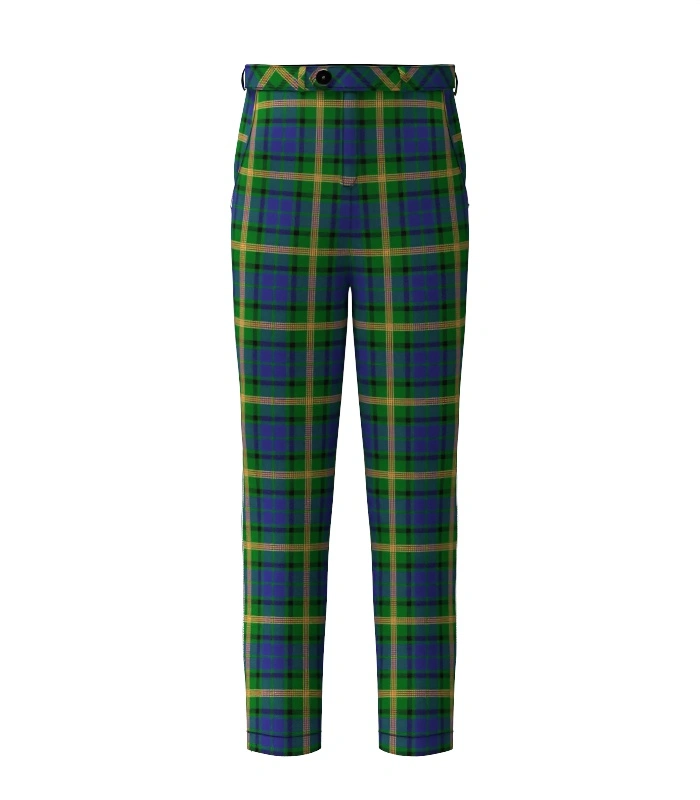 Handmade Maitland Chief Tartan Trouser Front Handmade Maitland Chief Tartan Trouser Front