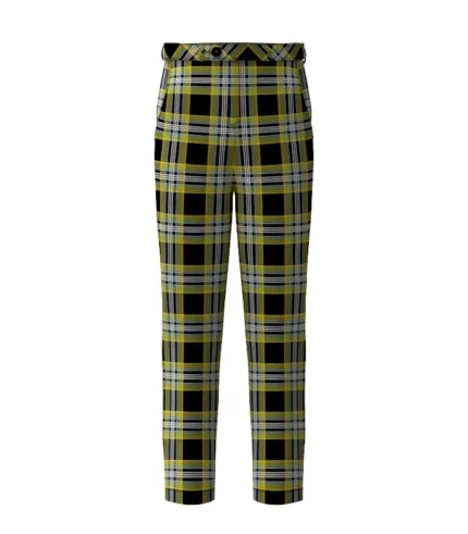 Handmade McIntyre Collegium Tartan Trouser Front