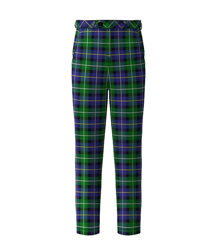 Handmade Mccormick Tartan Trouser Front Handmade Mccormick Tartan Trouser Front