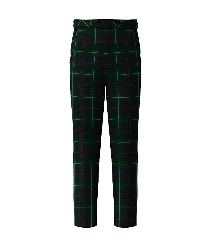Handmade Meiklejohn Tartan Trouser Front Handmade Meiklejohn Tartan Trouser Front