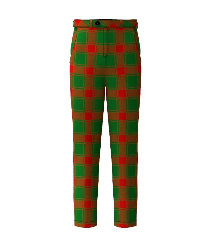 Handmade Middleton Tartan Trouser Front Handmade Middleton Tartan Trouser Front