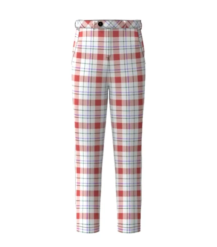 Handmade Milne Tartan Trouser Front