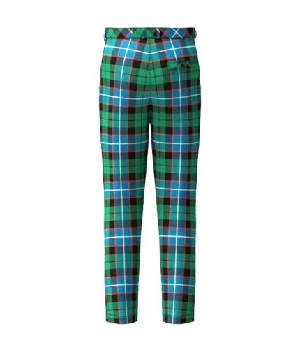 Handmade Mitchell Tartan Trouser Back