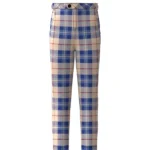 Handmade Mulberry Tartan Trouser Front