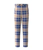 Handmade Mulberry Tartan Trouser Front