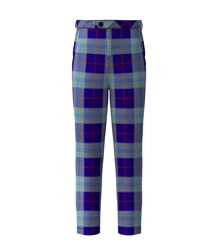 Handmade Musselburgh Tartan Trouser Front Handmade Musselburgh Tartan Trouser Front