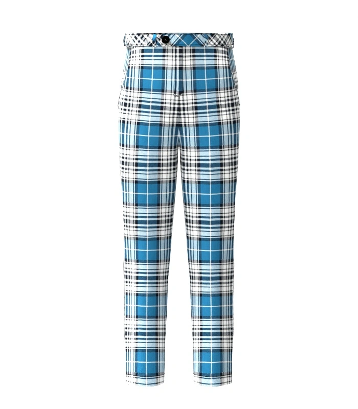 Handmade Napier Tartan Trouser Front Handmade Napier Tartan Trouser Front