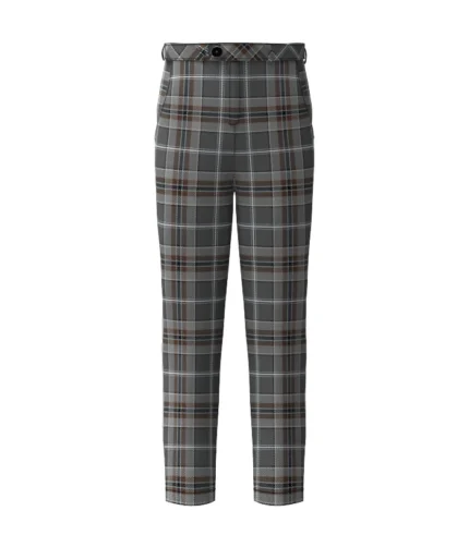 Handmade Oban Mist Tartan Trouser Front