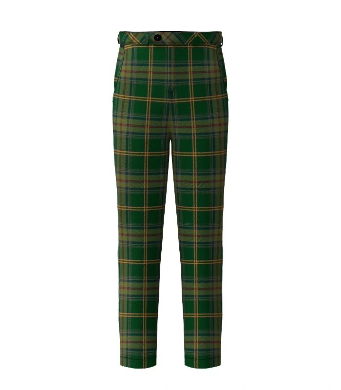 Handmade Perth County Tartan Trouser Front Handmade Perth County Tartan Trouser Front