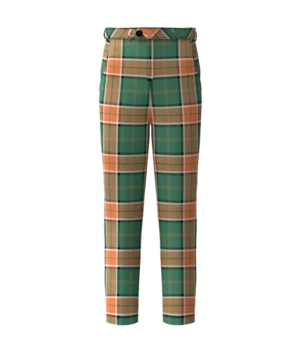 Handmade Pollock Tartan Trouser Front
