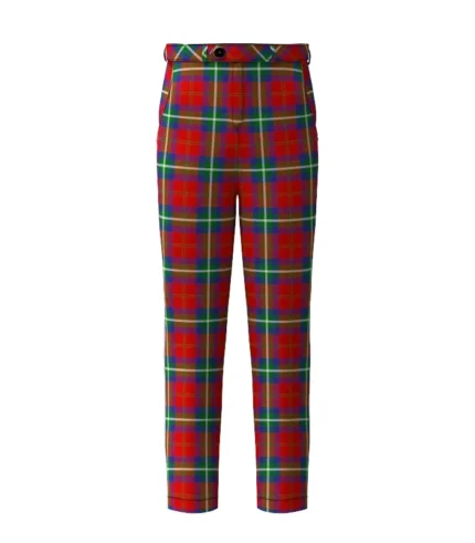Handmade Ruthven Tartan Trouser Front