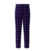 Handmade Scottish Heather Tartan Trouser Front